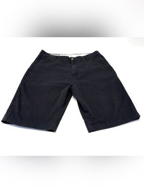 Volcom Men's Black Flat-Front Shorts Size 33